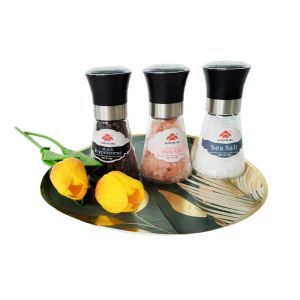 Manual Salt And Pepper Grinder With Condiment