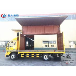 Dongfeng Duolicar 20cbm Double Wing Opening Unfolding Van Cargo Truck