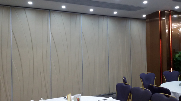 Training Room Sliding Partition Walls 65mm Panel For Work Shops