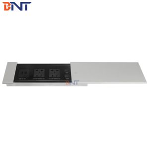 China Slide Cover Desktop Power Outlet , Smart Multifunction Table Mount Outlet on sale