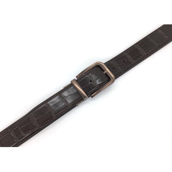 Rotate Buckle Reversible 3.5CM Mens Casual Leather Belt