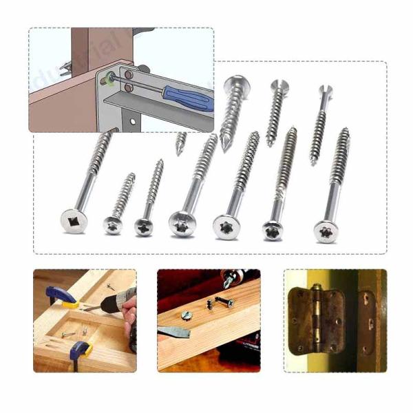 Torx Drive Countersunk Head Self Tapping Decking Screws Stainless Steel 304 Wood Screw
