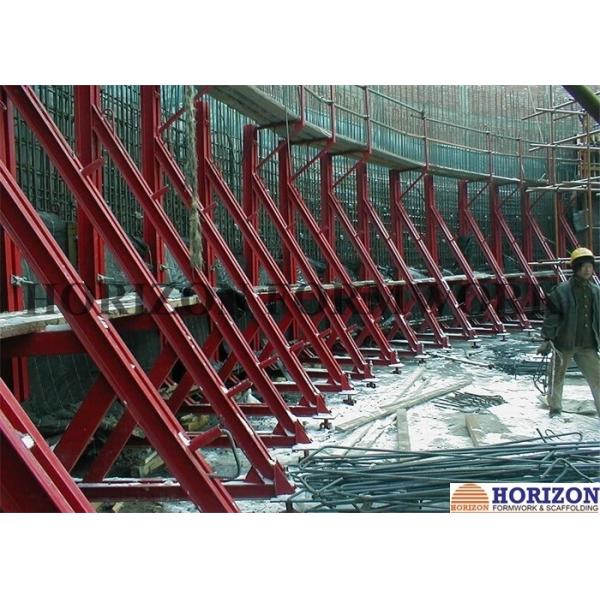 Buy Retaining wall concrete formwork with Single-side bracket at wholesale prices