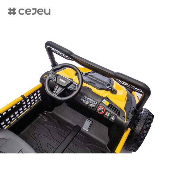 CJ-HC-605 New 12v Battery Outdoor Ride on Toy Vehicle Battery Powered Car 2 Seats Children Electric Ride on Car for Kids to Drive