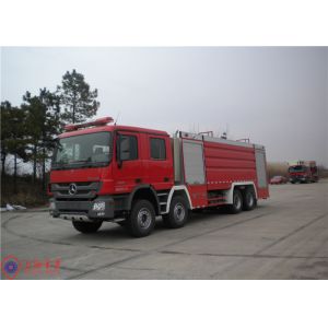Mercedes 8X4 Drive Six Seats Commercial Foam Firefighting Truck Huge Capacity