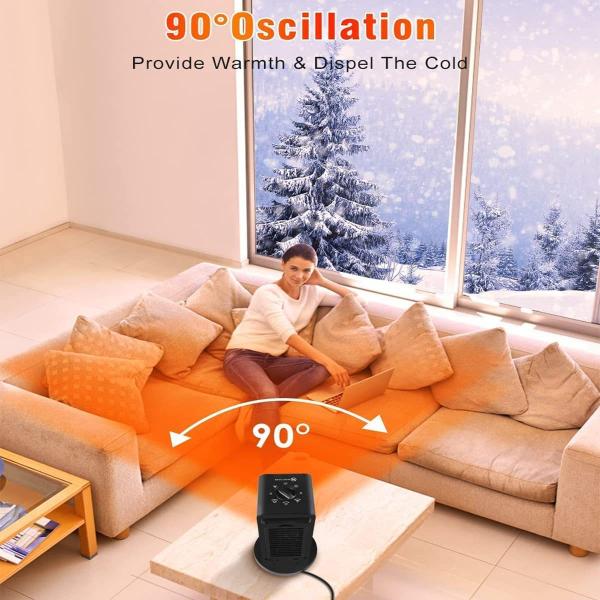Household Vertical Electric Heater with Quick Heating Waterproof Function