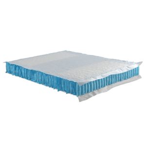 Comfortable 3 Zone Pocket Spring Mattress , Compressed Foam Mattress Knitted