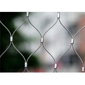 Aviary 50mm*50mm Wire Rope Mesh Stainless Steel Cable Mesh