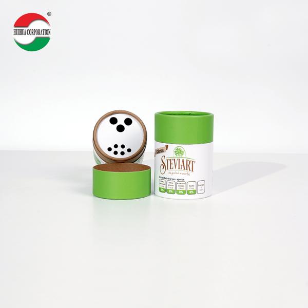 Custom Printed Kraft Paper Tube with Foil Lining for Food Powder
