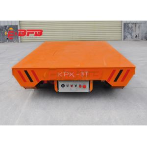 20m/Min Q235 Mould Flatbed Trailer Rail Transfer Cart
