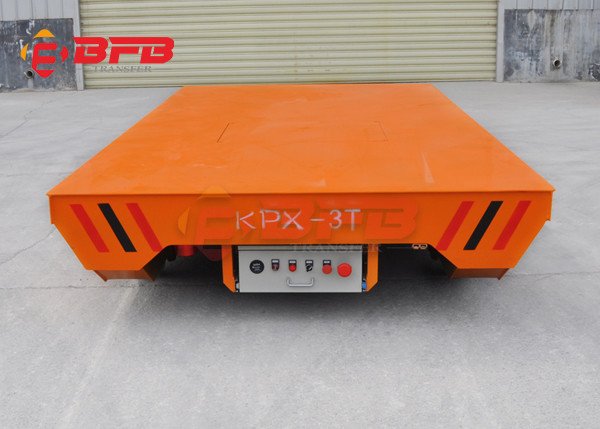 Buy 20m/Min Q235 Mould Flatbed Trailer Rail Transfer Cart at wholesale prices
