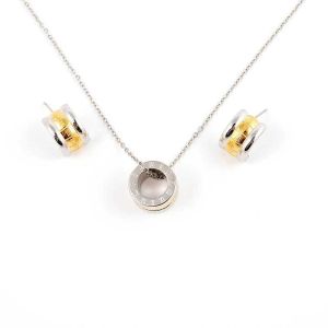 Buy cheap South American Fashion Stainless Steel Earrings With Matched Pendant Necklace from wholesalers