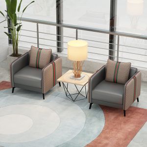 Ekintop Commercial Office Sofa Furniture Multipurpose Synthetic Leather Material