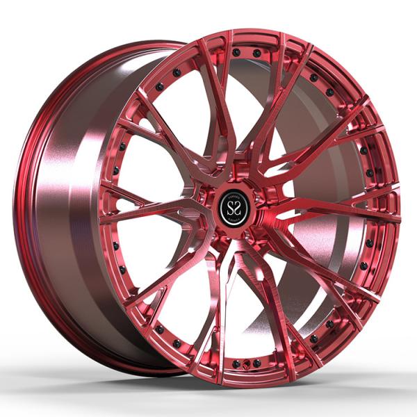 Buy Lamborghini 24 23 22 21 20 139.7mm PCD 2 Piece Forged Wheels Bolt Pattern 5x120 5x114.3 at wholesale prices