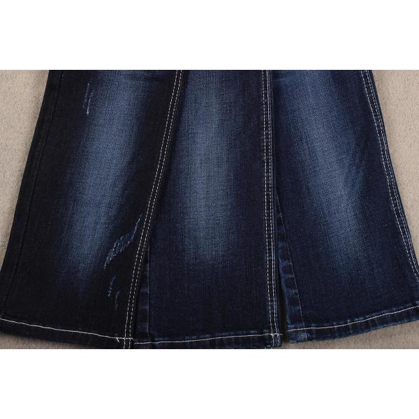 339 Gsm 10 Oz Soft Touch Indigo Cotton Slub Elastic Denim Fabric Blue Jeans Material