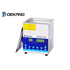 60W 1.3L Mini Ultrasonic Cleaner , Jewelry Vibration Cleaning Machine