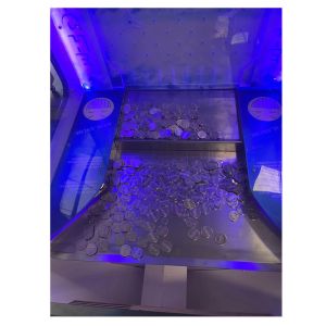 Multiplayer Arcade Coin Pusher Machine Lightweight For Adults