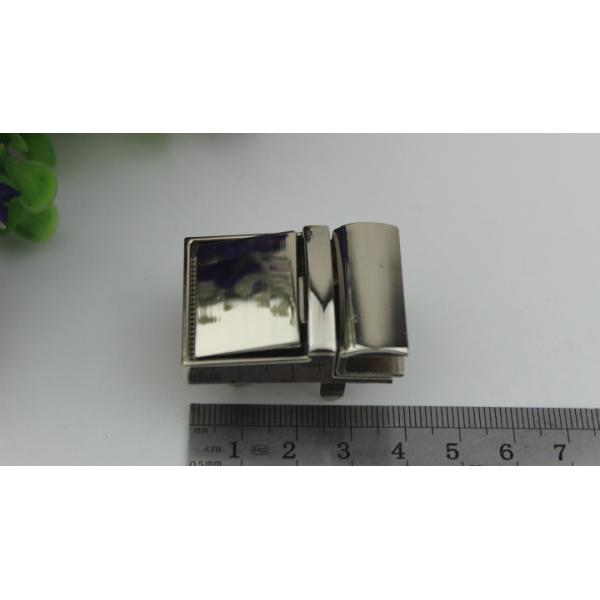 Hot selling die casting zinc alloy nickel/gold handbag press push locks