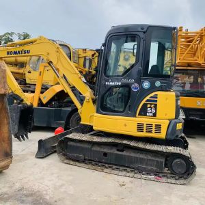 Used Komatsu PC55MR Mini Crawler Excavator