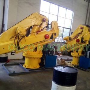 Quality Hydraulic 1.5t 10m Marine Deck Crane Foldable Knuckle Boom for sale