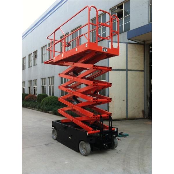 Buy ASE0810 Pure Electric Outdoor Scissor Lift 8000mm Max Platform Height Heavy Duty at wholesale prices