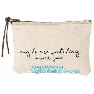 Professional Cosmetic Bag Canvas Zipper Pouch Wholesale, Private Label Makeup