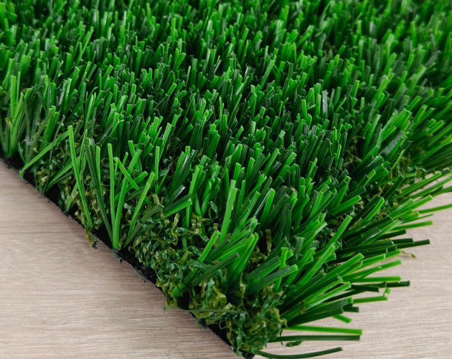 China 35mm Non-Infill Artificial Grass High Thickness High Density Special Backing Great UV Resistance 47N Pulling Force on sale