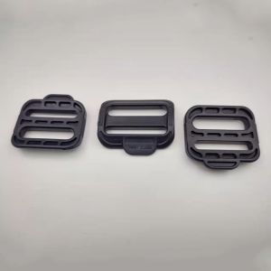 Custom Logo Plastic Tri Glide Buckle 3 Way Plastic Buckle