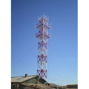 SGS 42m Mobile Cell Antenna Guyed Wire Tower