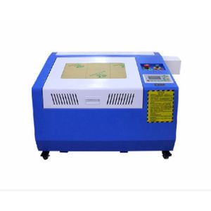 China MDF Acrylic Leather Paper 300*500mm 50W CO2 CNC Laser Router on sale