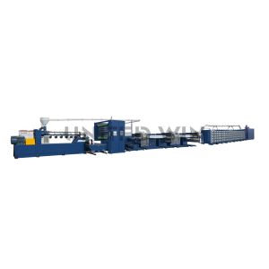 PP/HDPE Flat Yarn Tape Extrusion Line For Woven Cement Bag Container Bags