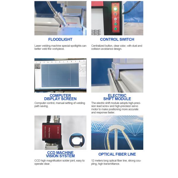 2000w Desktop Laser Beam Welding Machine For Metal SS Carbon Steel Aluminum Zinc