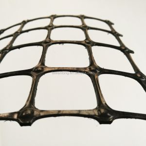 Extruded Polypropylene Biaxial Geogrids 50m Length Geogrids for Various