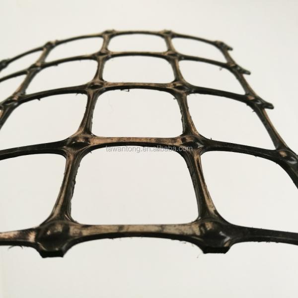 Extruded Polypropylene Biaxial Geogrids 50m Length Geogrids for Various