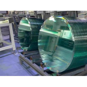 Modern Design Round Tempered Glass Table Top with Laminated Glass