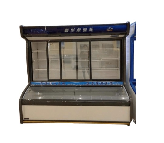 Buy Fresh Vegetable Beverage Commercial Refrigerator Freezer Double Temperature at wholesale prices