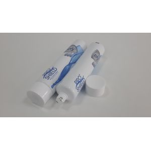 Matt Surface Flexible Toothpaste Tube Packaging Laminated Tube Container Screw