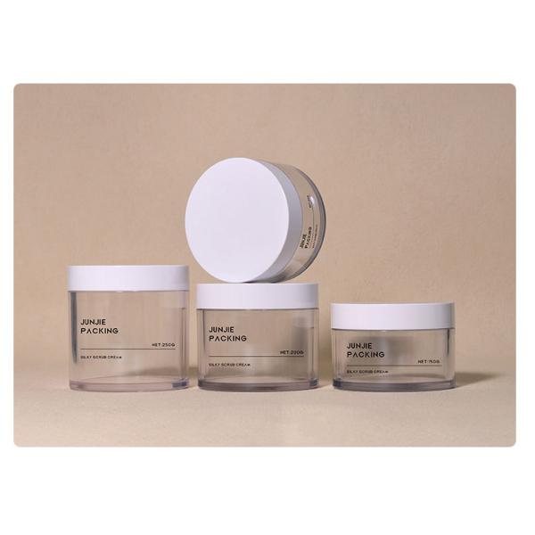 150g 200g PET Cosmetic Jars / Empty Skin Care Containers Cosmetic for Body Cream Body Scrub