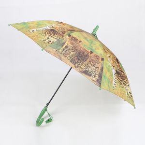 Personalized Kids Character Umbrellas , Toddler Rain Umbrella ABS Plastic Handle