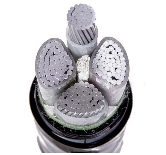 Underground Laying XLPE Insulated PVC Sheathed Power Cables for Medium Voltage