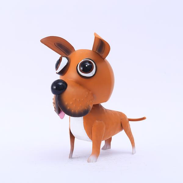 Buy Customized Metal Garden Ornaments Decorative Cute Puppy Series at wholesale prices