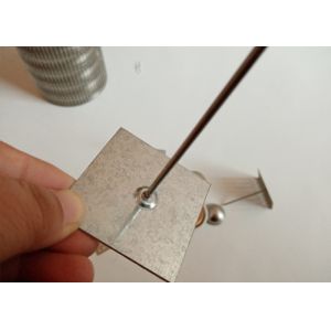 Stainless Steel Self Adhesive Insulation Pins / Self Stick Insulation Hanger