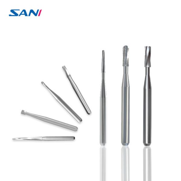 Buy Handhold Straight Fissure Dental Carbide Burs Smooth Surface at wholesale prices
