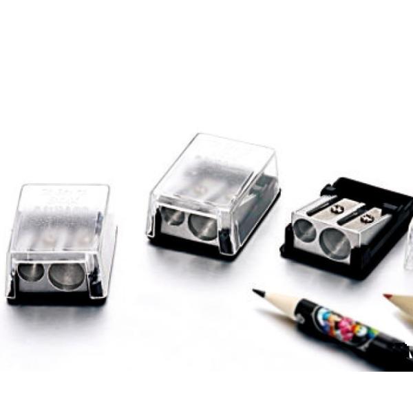 Buy metal two pencil sharpeners with cover metal two pencil sharpeners at wholesale prices