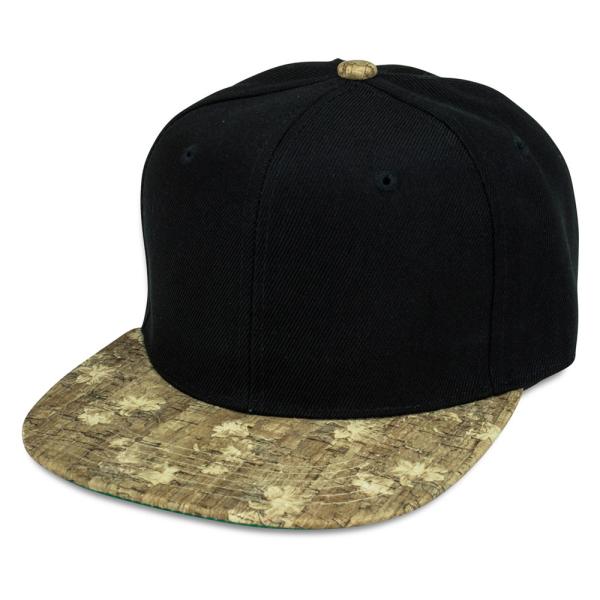Buy Square Brim Snapback Baseball Caps Triangle Metal Wood Color Hiphop Hats Casual For Adult at wholesale prices