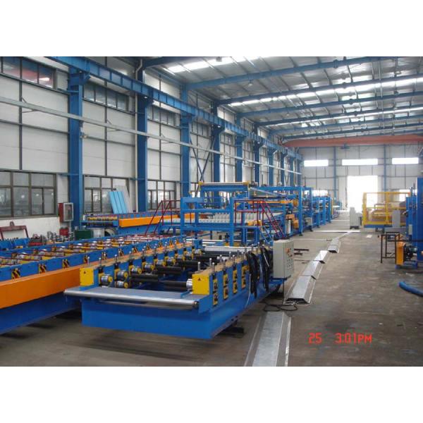 Buy Chrome Coating House Wall 0.3mm EPS Sandwich Panel Machine at wholesale prices