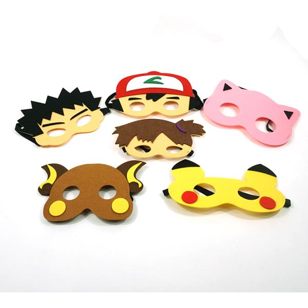 Custom Felt Superhero Party Masks For Children Aged 3+