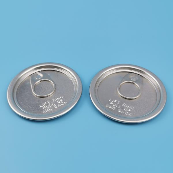 206 Full Open Aluminum EOE 0.245mm Easy Open Can Lids
