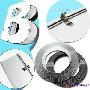 Trimless Channel Letter Coil Double-Sided Aluminum Edge Strip
