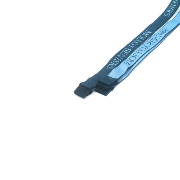 Two Tone Jacquard Badge Neck Strap , Eco - Friendly Custom Neck Lanyard